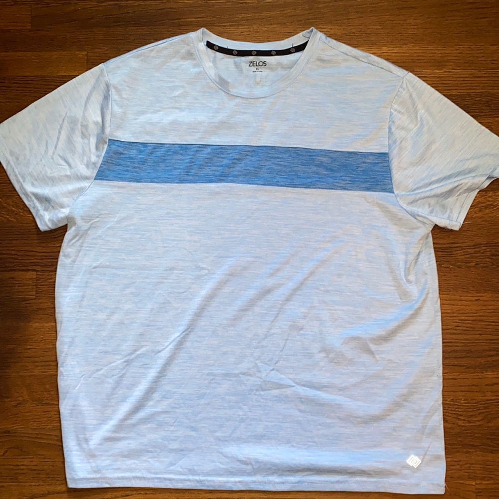 Mens Zelos brand workout shirt dry fit size XL